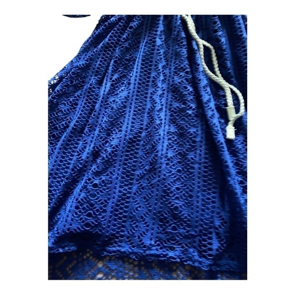 BLOOME-ROYAL BLUE LACE DRESS-GIRLS SIZE 10 - Picture 3 of 7